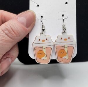 Cute Animal Drink Earrings